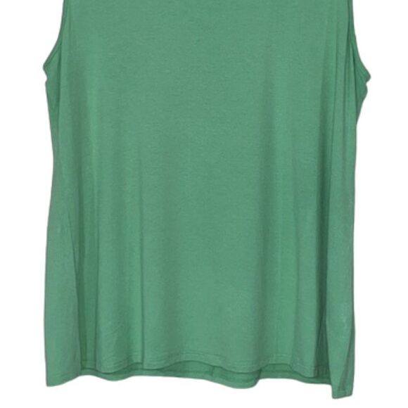 NWOT J. Jill Wearever Collection Green Tank Top Size Medium - Picture 3 of 7